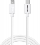 Kaabel Sandberg USB-C MicroUSB laadimiskaabel 1 m kiire laadimine valge