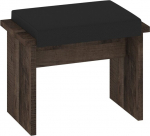 Taburet Bond BON-06, tumepruun/must