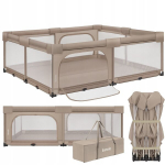 Kiiresti kokkupandav beebide m&auml;nguaed Lionelo Florence XL Easy Fold Beige Sand