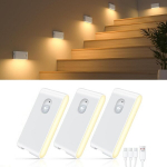 Willed LED-&ouml;&ouml;lamp liikumisanduriga, 3 tk