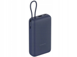 Akupank V&auml;line aku 58248 20000 mAh 33 W sinine, I&scaron;orinė baterija 58248 20000 mAh 33 W mėlyna