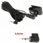 Handsfree seade Autoraadio mikrofon 2,5 mm pistikuga, Automobilinis mikrofonas radijai 2,5 mm jungtis