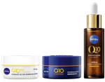 Nahahoolduskomplekt Nivea Q10 vananemisvastane rutiinivutlar kortsudevastane koens&uuml;&uuml;m Q10 SPF
