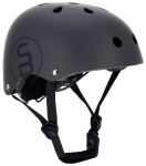 Laste jalgrattakiiver PERFECT FIT S 50&ndash;54 cm, kerge, LED-tuulega, magnetkinnitustega, must