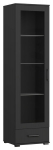 Vitriinkapp ADRK Furniture Frazio, must