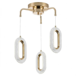 Rippvalgusti Toolight G173-3Cp Gold 24X15X70