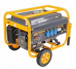 Powermat PM-AGR-3000M2K elektrigeneraator &ndash; 7 hj, 3000 W, 230V/12V, ratastega