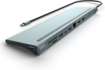 USB C dokk PWAYTEK 12-&uuml;hes kahe 4K HDMI, VGA ja Ethernetiga