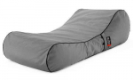 Qubo&trade; Flat Lounger Graphite POP FIT