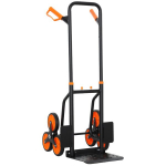 Trepi-kott-k&auml;ru kandev&otilde;imega kuni 120 kg, kokkupandav, oranž