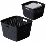 Plastikust korraldajakohver 28,5 L, tugev anum koju