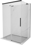 Mexen Rox-3S L 3-seinaline liugdu&scaron;ikabiin 160 x 85 cm, l&auml;bipaistev, must - 8C2L-160-085-70-00-3S