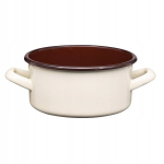 Enamel pot Gordon 1,5l kreem