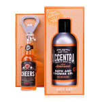 Kingitusekomplekt Accentra Men's Collection Cheers meestele: du&scaron;igeel, 150 ml + pudeliavaja, 1 tk.