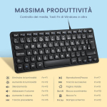 Perixx Periboard-432 Mini Usb juhtmega klaviatuur suurte t&auml;htedega
