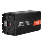 Toiteinverter, 5000W modifitseeritud siinuslainega DC 12V kuni AC 230V, alumiinium, kaugjuhtimispult