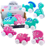 Dinosaurus ratastel MIX - Leantoys