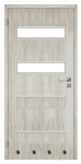 H&otilde;betamme siseuks Milano vasak 70 cm, klaasitud, lakitud, 70