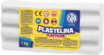 Plastiliin Astra 1kg, valge &ndash; pehme ja kergesti vormitav