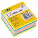 Virn kleepuvaid "post-it" lehti 75x75 mm, 400 lehte, v&auml;rvilised