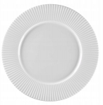 Spectra lame taldrik 31 cm, valge, portselan