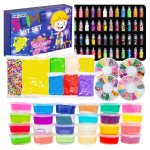 Slime pol&uuml;meersavi kaunistused glitter komplekt lastele Click4Toys
