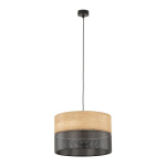 Ripplamp Nicol E27 Black Boho 38cm Modern