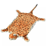 vidaXL leopardikujuline vaip, pl&uuml;&uuml;s 139 cm pruun