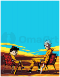 Maalimiskomplekt numbrite j&auml;rgi Rick and Morty Breaking bad 30x40