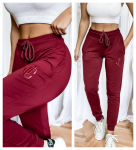 Naiste puuvillased vabaajap&uuml;ksid Newa, burgundia