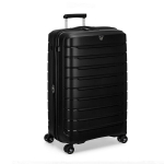 Suur kohver 78 cm Butterfly, must