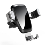 Telefonihoidja Gravity smartphone car holder, black air vent grille (YC08)