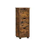 Vintage pruunist vitstest 30 x 30 x 80 cm sahtlitega