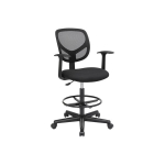 Ergonoomiline kontoritool k&auml;etugedega, must