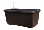 Lillepott 7L automaatse kastmisega 40x20x19cm Siesta, pruun