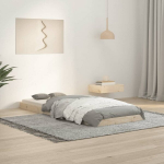 vidaXL voodiraam, 75 x 190 cm, m&auml;nnipuit
