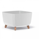 Lillepott Prosperplast Gracia Square DGQL400-S449, valge