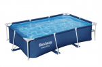 Karkassbassein Bestway Steel Pro, 221 x 150 x 43 cm, ilma filtrita
