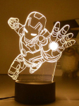 Lamp 3D Led Marvel