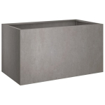 vidaXL taimekast, hall, 62x40x39 cm, ilmastikukindel teras