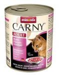 Konserv kassidele Animonda Carny Adult lihakokteiliga, 800g