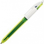 Kulit&ouml;&ouml;d - BIC - 12 tk kastis - 4 v&auml;rvi - L&auml;bipaistev disain