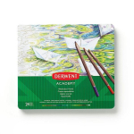 Vesiv&auml;rikyn&auml;t - DERWENT - Academy - 24 kappaletta - Metalli-rasia - Sek&auml; aikuisille