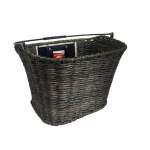 Punutud jalgratta esikorv, eemaldatav, 33 x 25 x 25 cm, v&auml;rv: pruun, НТ-512 (7397)