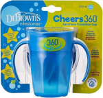 Dr. Brown's 360 Tumbler Without Spout Blue With Handles 200ml