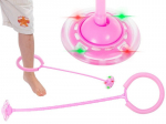 LED-roosa v&auml;rviga Hula hop jala h&uuml;ppepall