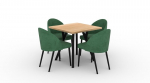 K&ouml;&ouml;gim&ouml;&ouml;bli komplekt ADRK Furniture 84 Rodos, roheline/pruun