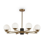 Maytoni Modern rippvalgusti Marmor MOD187PL-08BS Messing