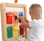 Tahvel lukkudega sulgemiseks ja avamiseks Masterkidz Wall Board