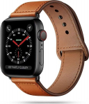 Tech-Protect Leatherfit Apple Watch 42/44/45/49mm, Brown